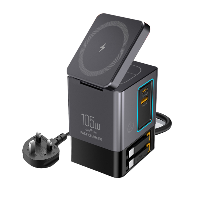Desk Charging Station - GaN 6 em 1 105W Suporte