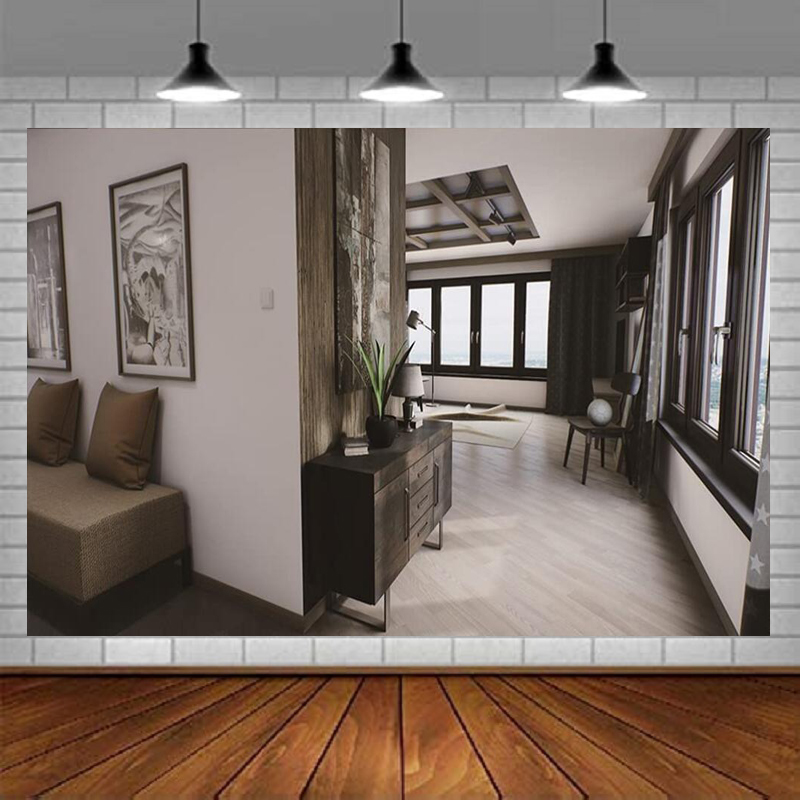 Home Office Zoom Background Free - Fundo Fotográfico para Escritório, Conferências, Zoom,