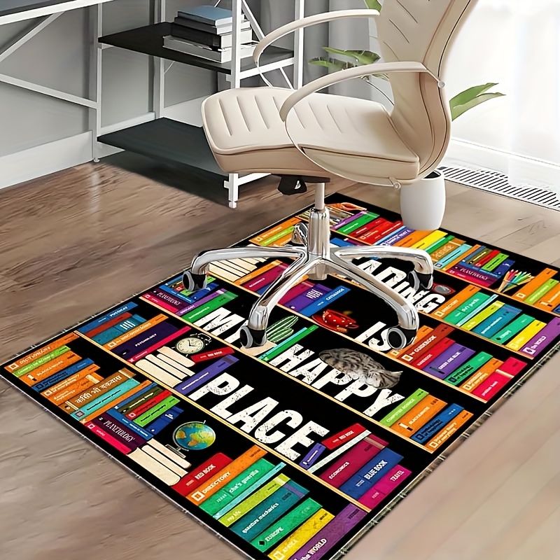 Home Office Rug - Tapete de Escritório VIKAMA Colorido para