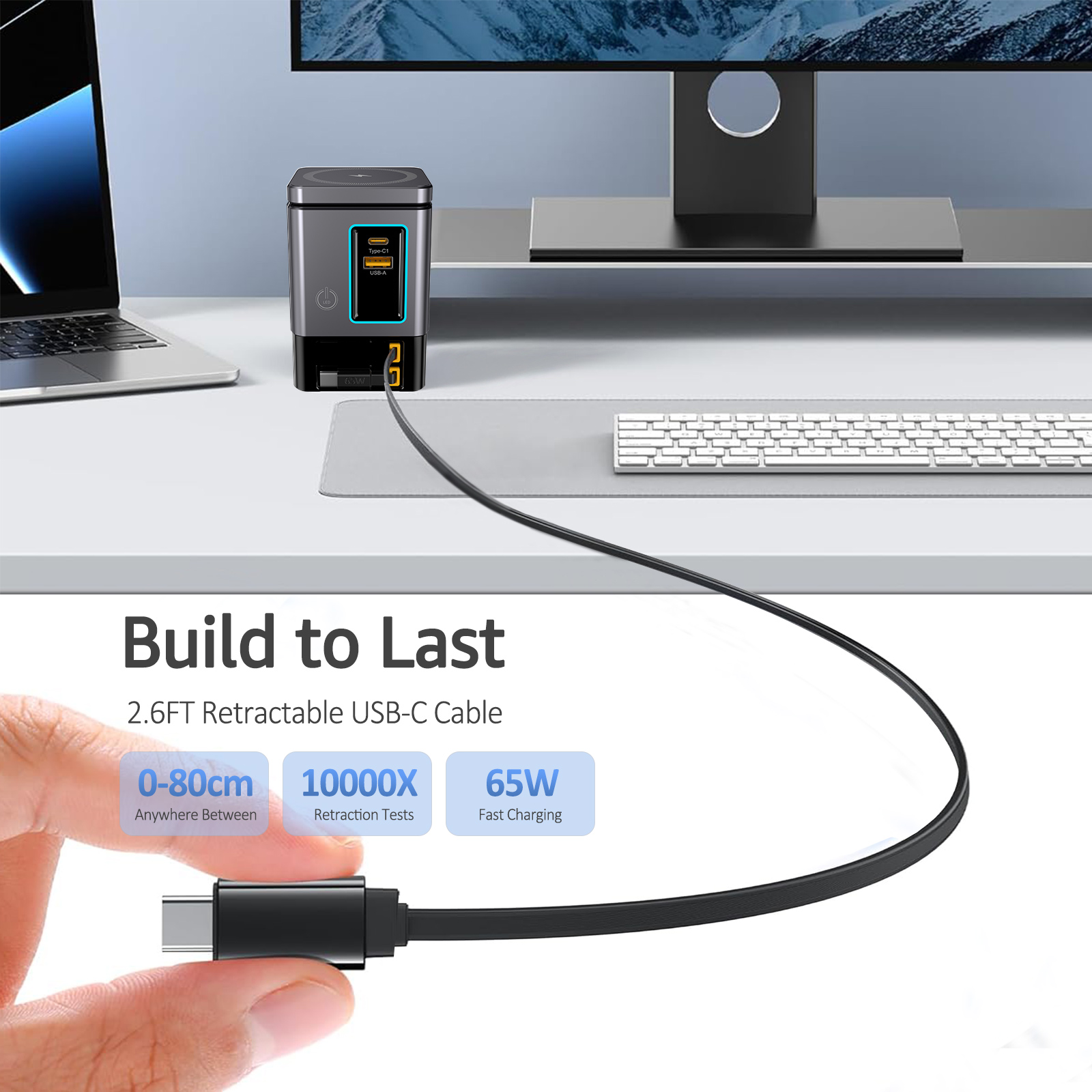 GaN 6 em 1 105W Suporte magnét - Desk Charging Station avaliação e preço
