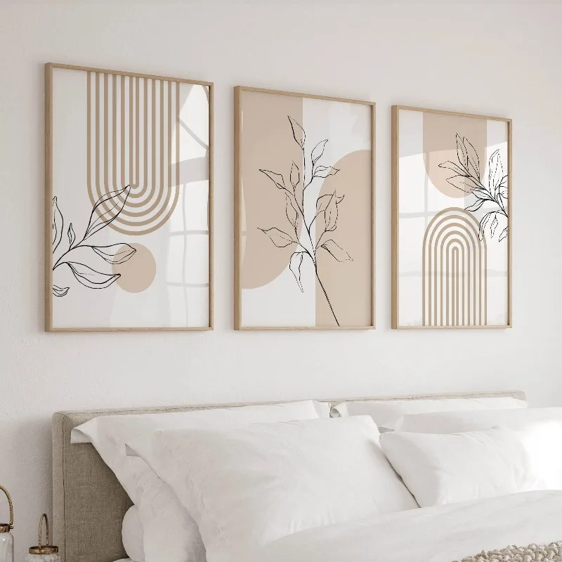 Quadros decorativos neutros pa - Home Office Japandi avaliação e preço
