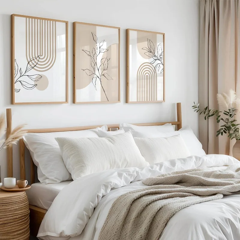 Quadros decorativos neutros pa - Home Office Japandi avaliação e preço
