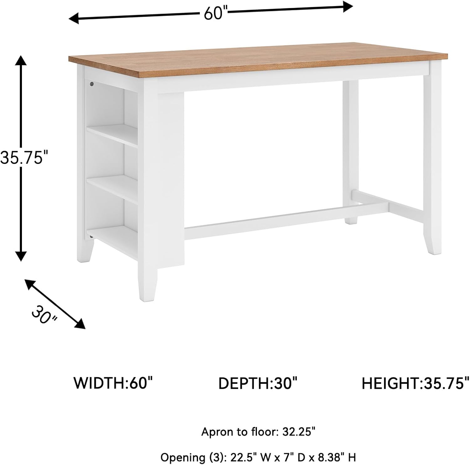 Mesa de Jantar de 60 Polegadas - Home Office Yes Prep avaliação e preço