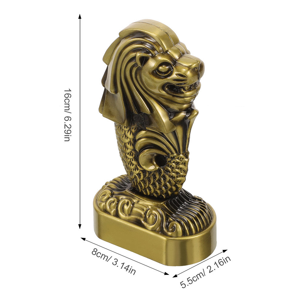 2 peças de escultura de metal  - Home Office Singapore avaliação e preço