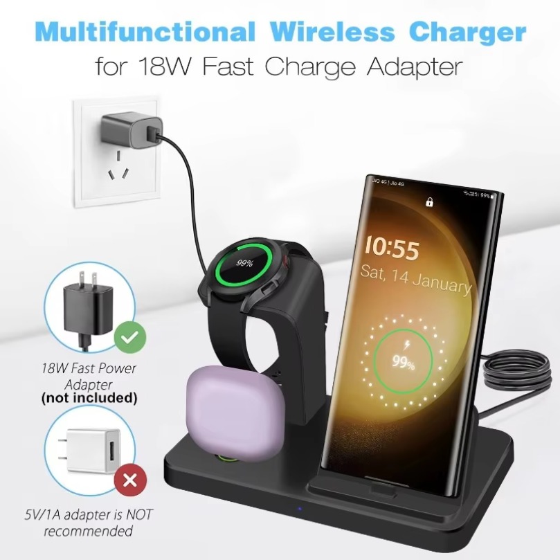 Estação de carregamento sem fi - Desk Charging Station avaliação e preço
